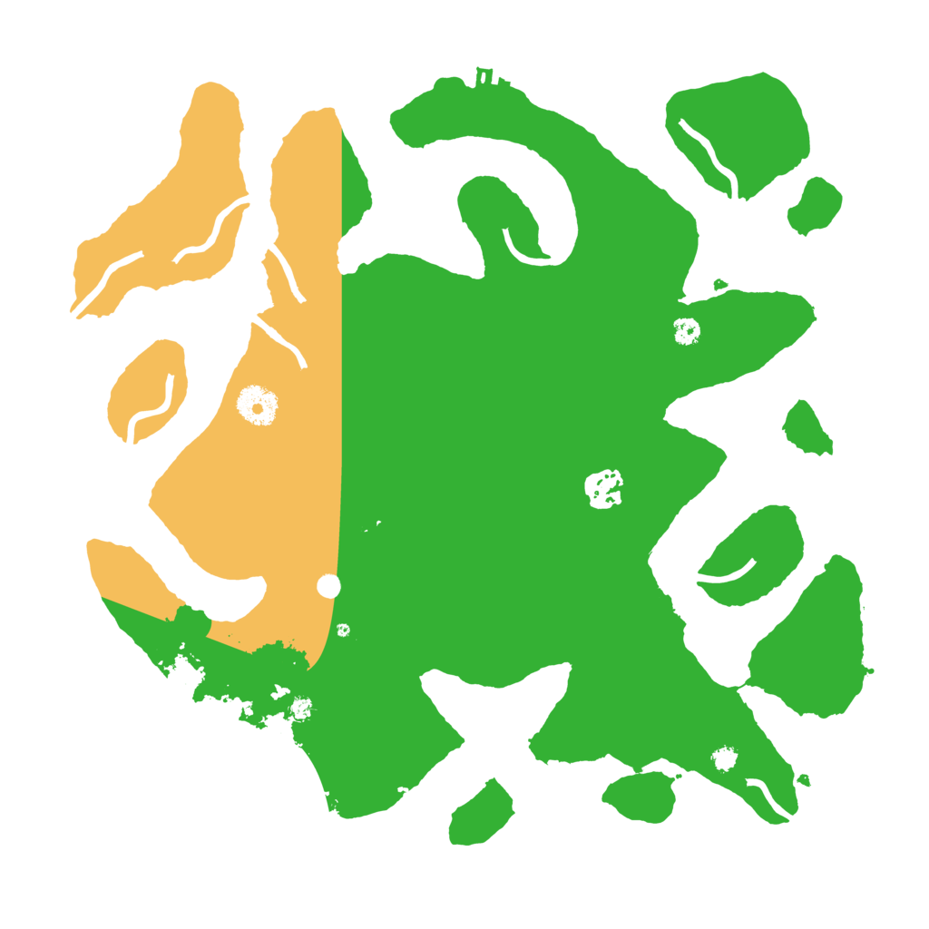 Biome Rust Map: Procedural Map, Size: 3500, Seed: 34083531