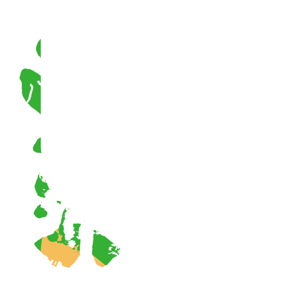 Biome Rust Map: Procedural Map, Size: 3500, Seed: 58893