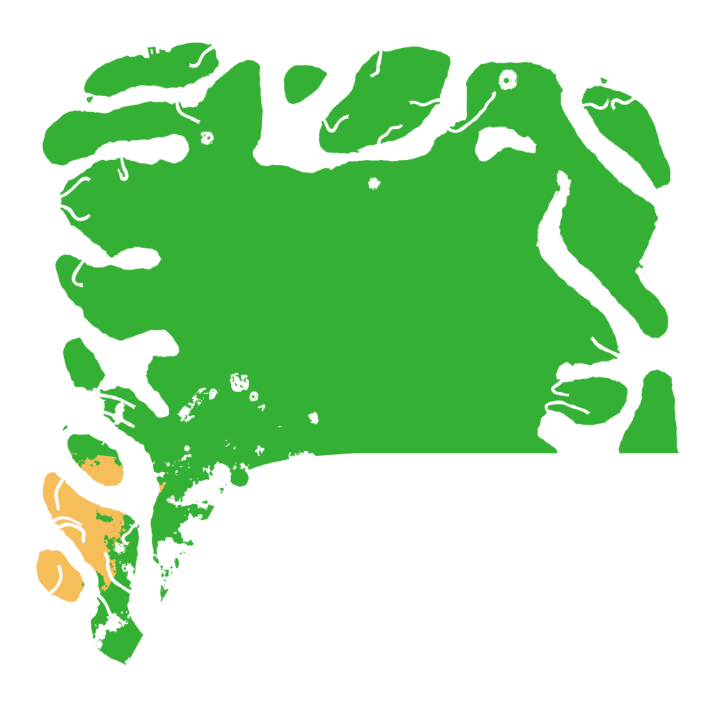 Biome Rust Map: Procedural Map, Size: 5500, Seed: 712372