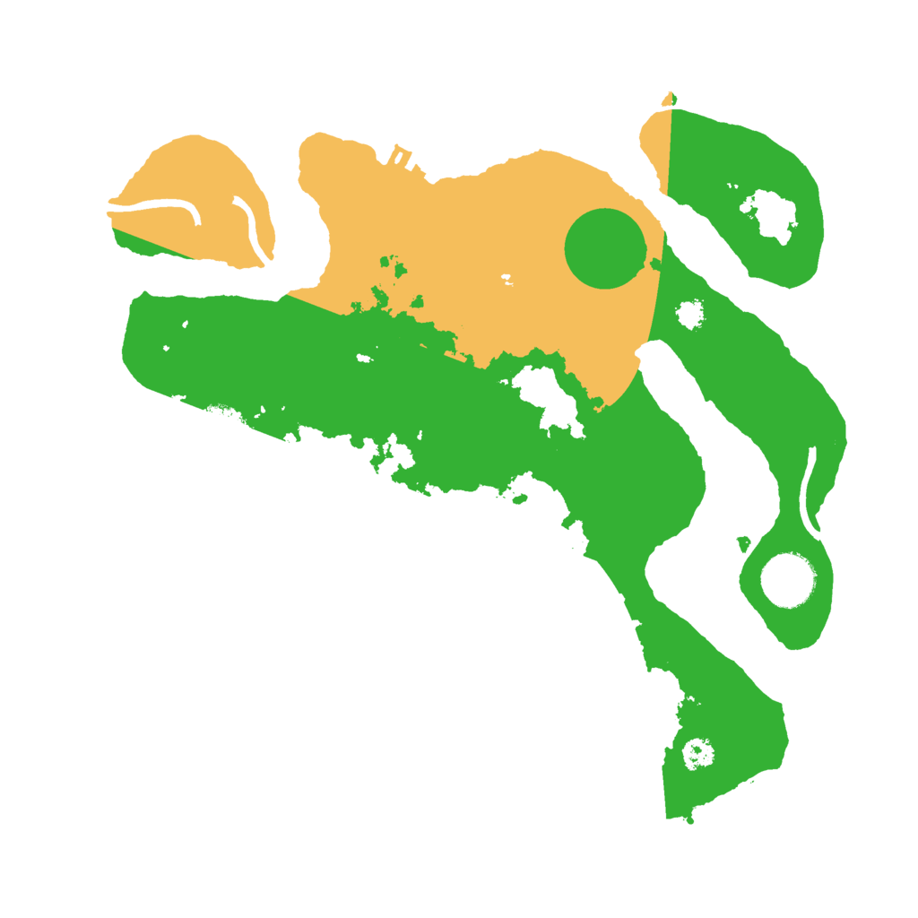 Biome Rust Map: Procedural Map, Size: 3000, Seed: 542000