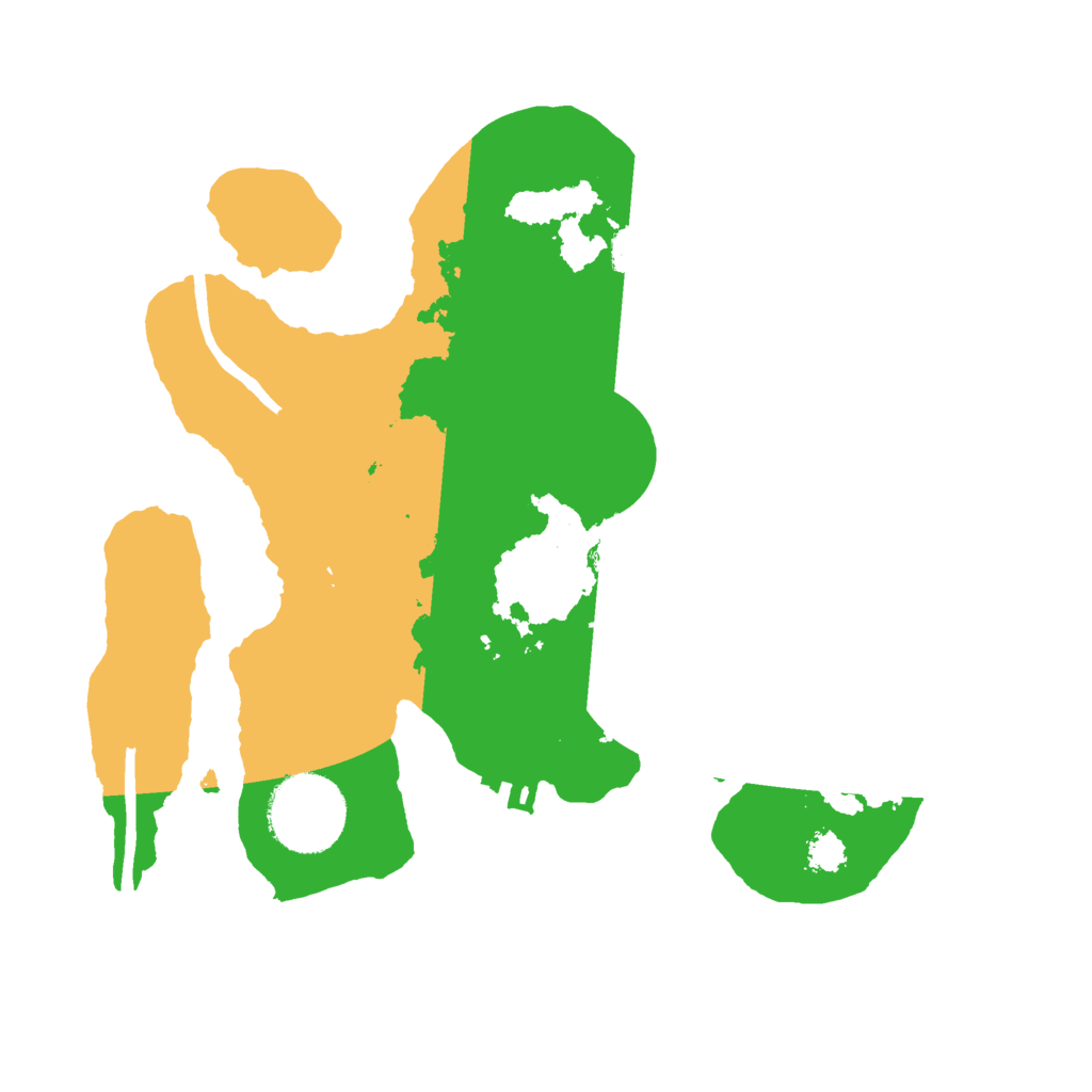 Biome Rust Map: Procedural Map, Size: 2500, Seed: 7654423