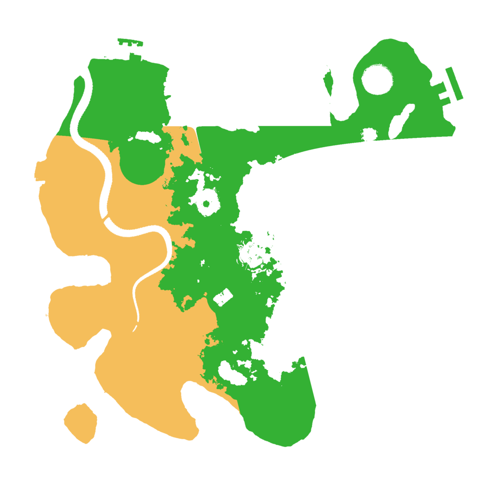 Biome Rust Map: Procedural Map, Size: 3000, Seed: 988956