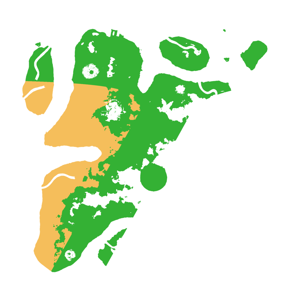 Biome Rust Map: Procedural Map, Size: 3000, Seed: 514817571