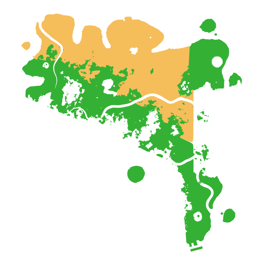 Biome Rust Map: Procedural Map, Size: 4250, Seed: 728083