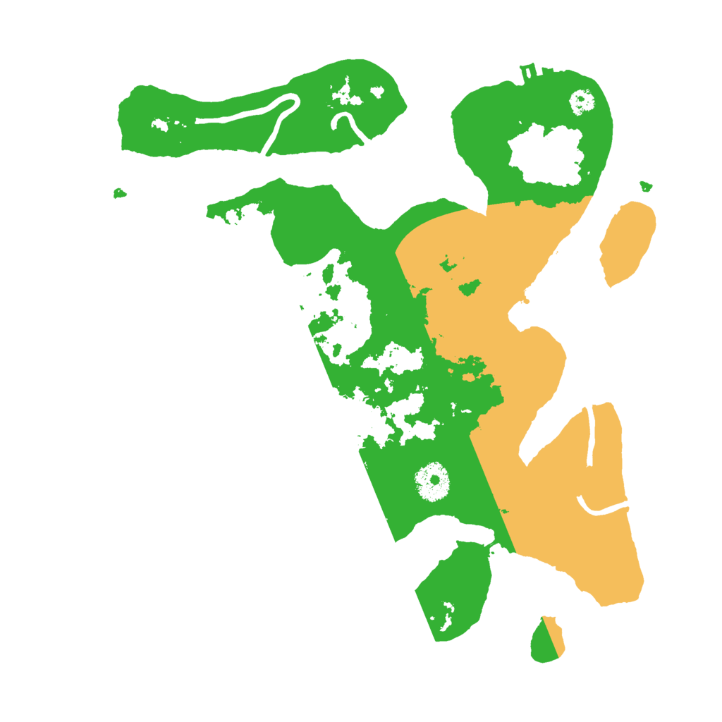 Biome Rust Map: Procedural Map, Size: 3000, Seed: 1350340599