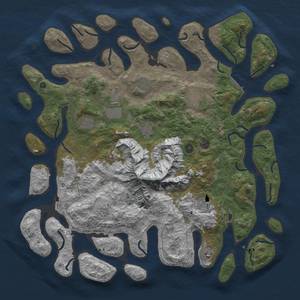 Thumbnail Rust Map: Procedural Map, Size: 5000, Seed: 1212, 17 Monuments