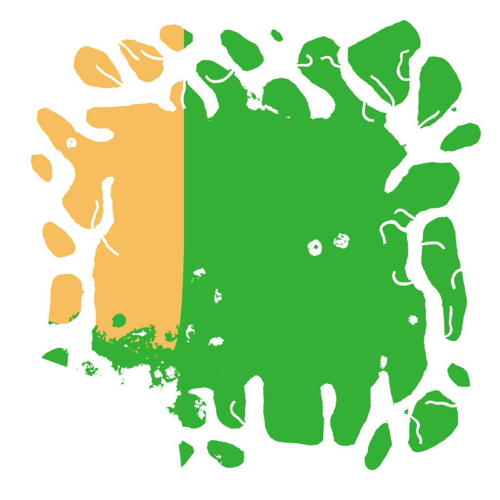 Biome Rust Map: Procedural Map, Size: 5000, Seed: 1212