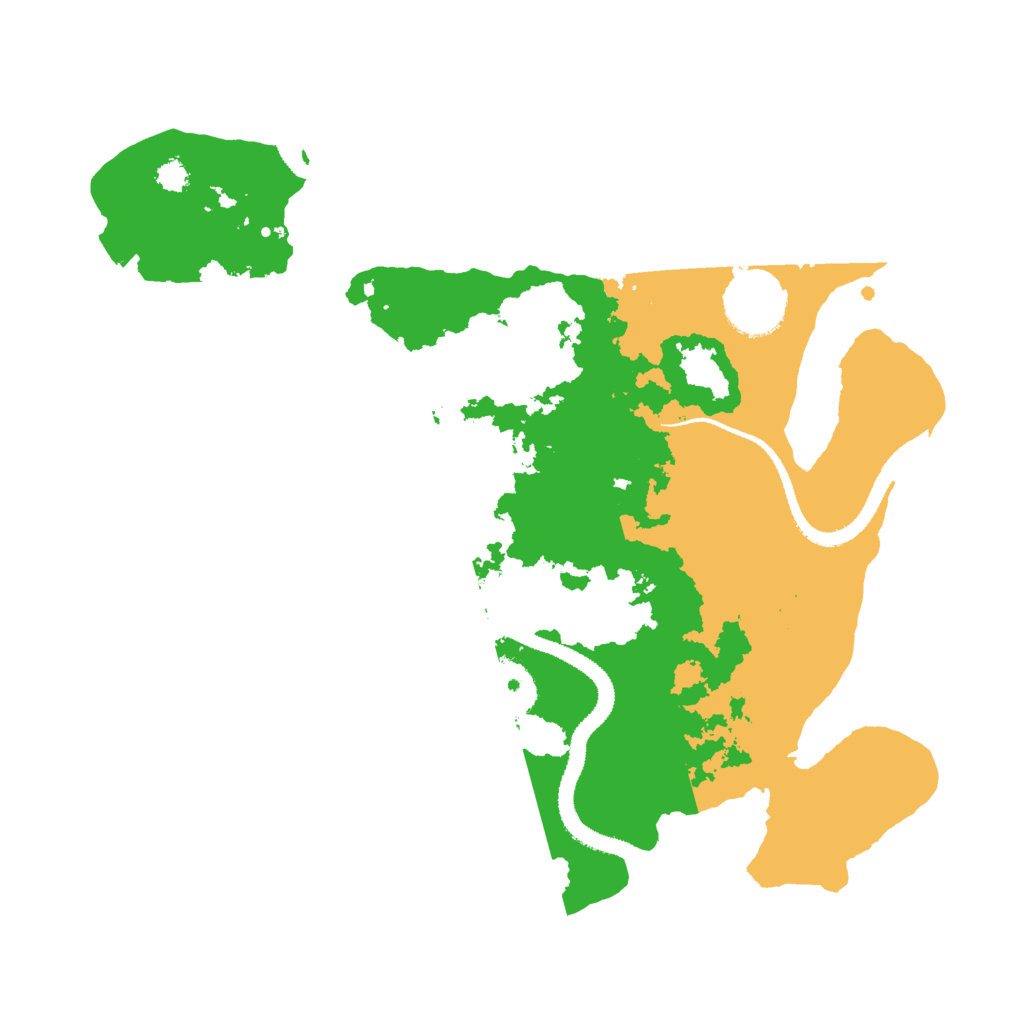 Biome Rust Map: Procedural Map, Size: 3000, Seed: 198573