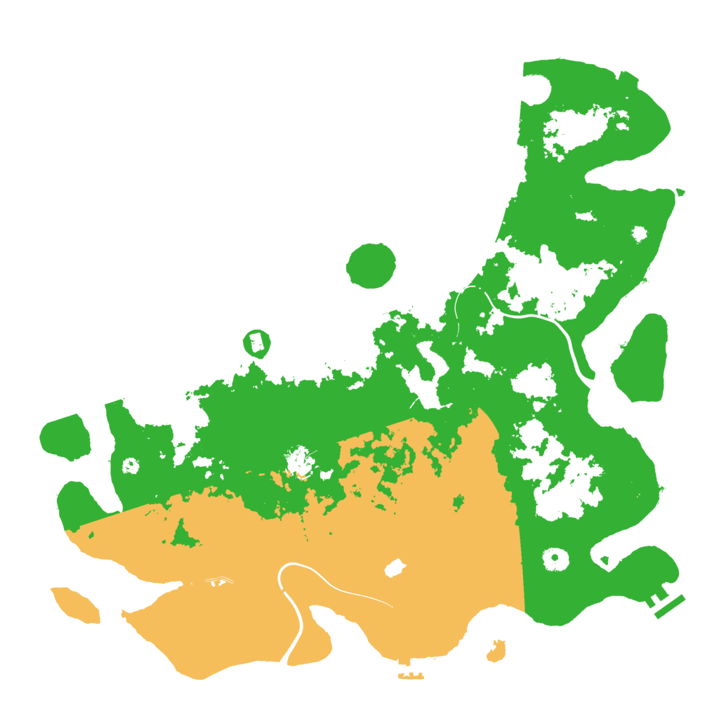 Biome Rust Map: Procedural Map, Size: 4250, Seed: 430869