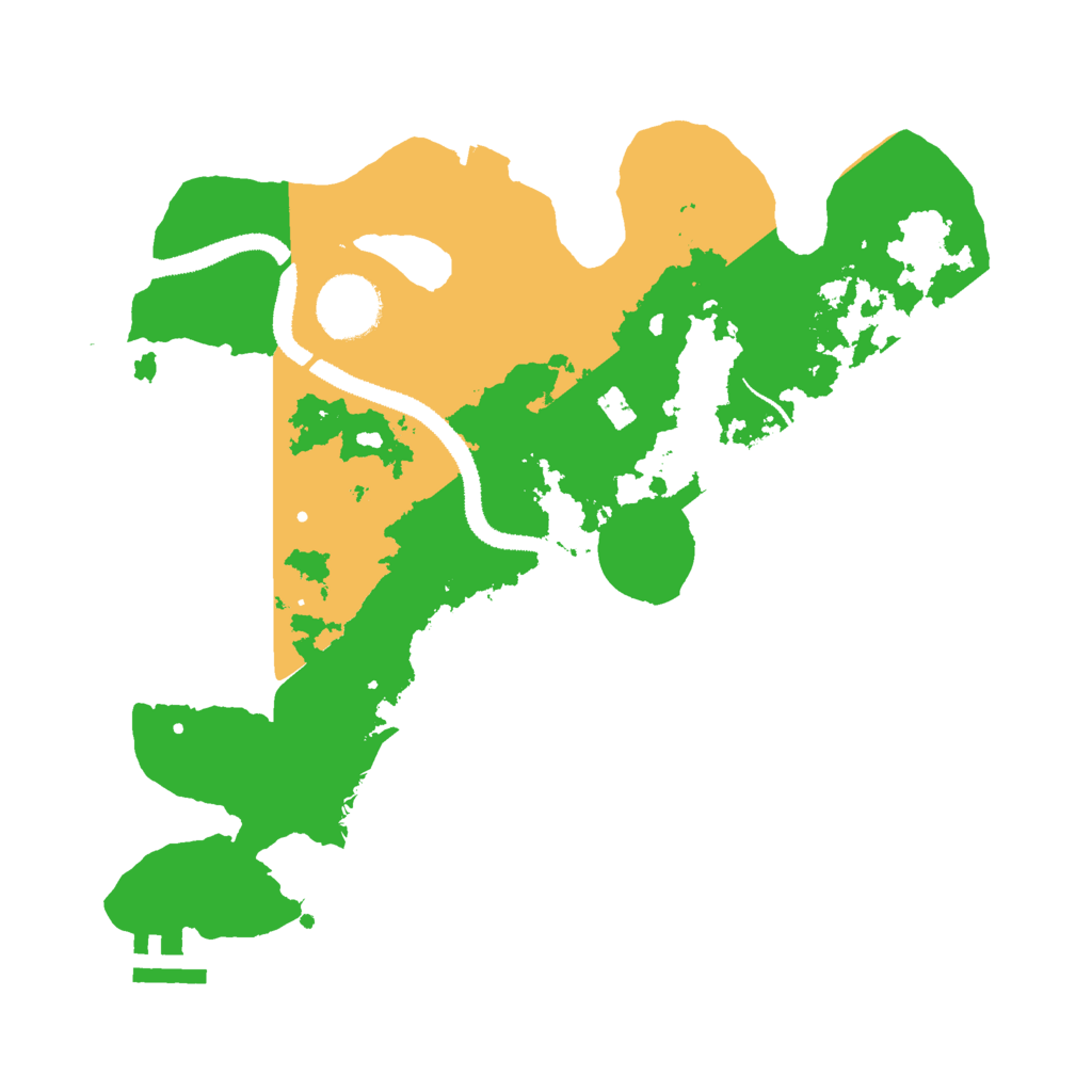 Biome Rust Map: Procedural Map, Size: 3000, Seed: 768324