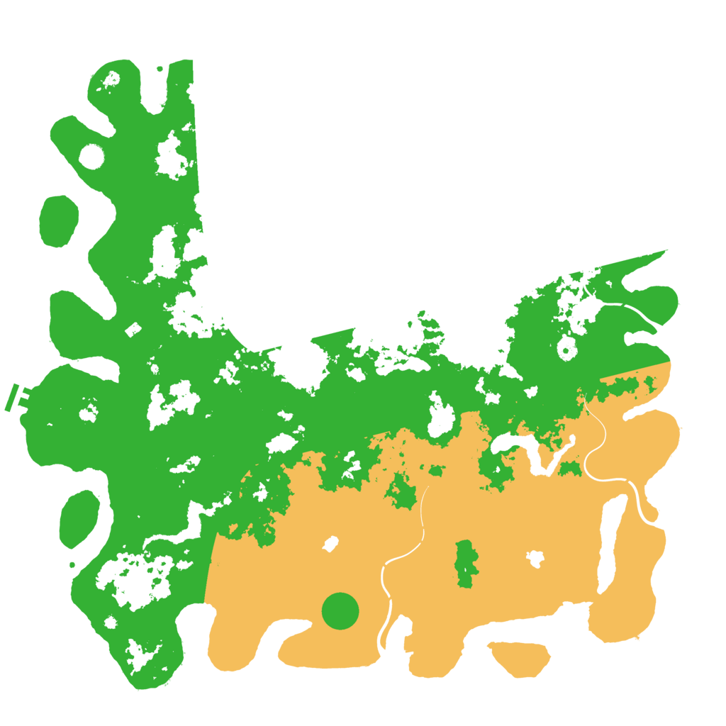 Biome Rust Map: Procedural Map, Size: 5150, Seed: 1