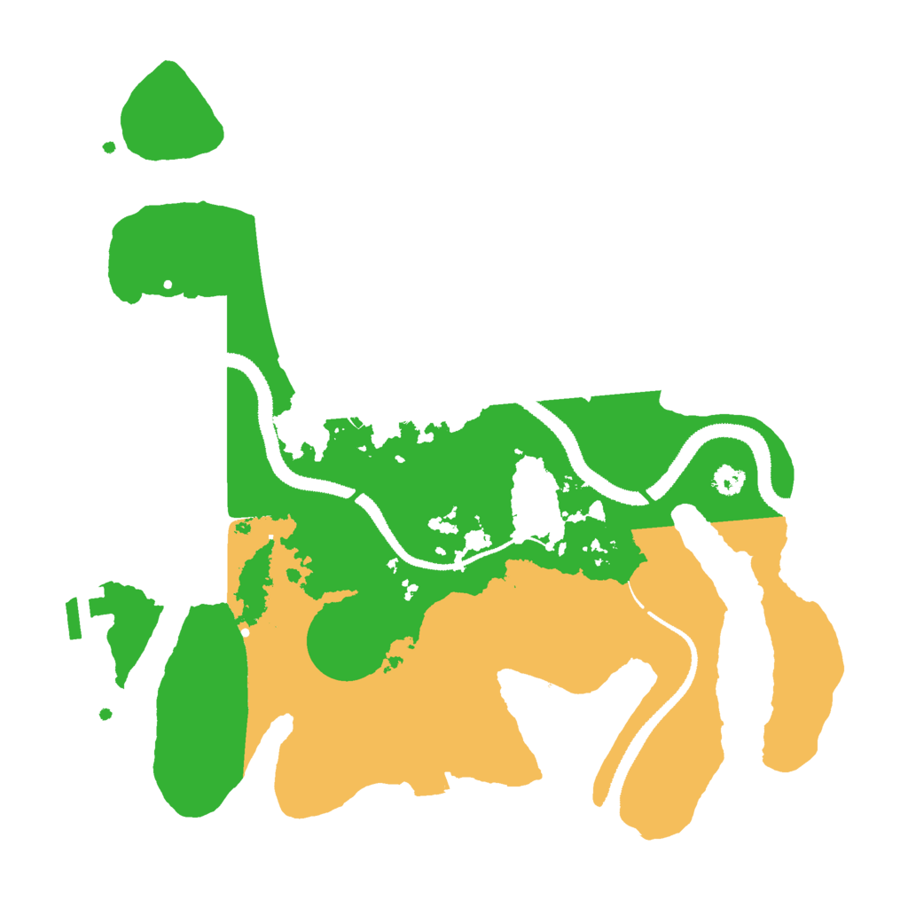 Biome Rust Map: Procedural Map, Size: 3000, Seed: 107431