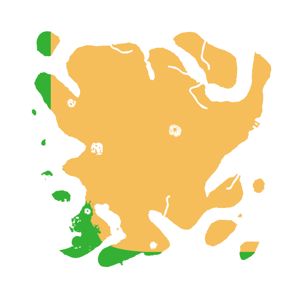 Biome Rust Map: Procedural Map, Size: 3500, Seed: 265583537