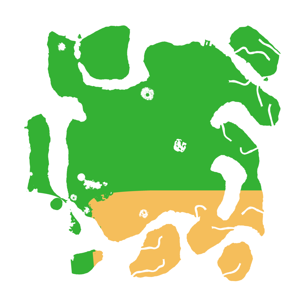 Biome Rust Map: Procedural Map, Size: 3500, Seed: 1973434