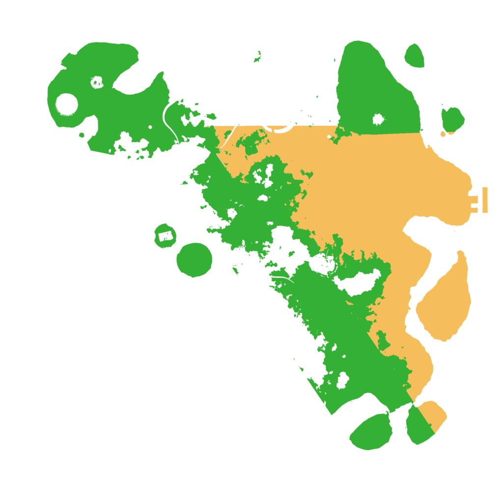 Biome Rust Map: Procedural Map, Size: 3987, Seed: 1602