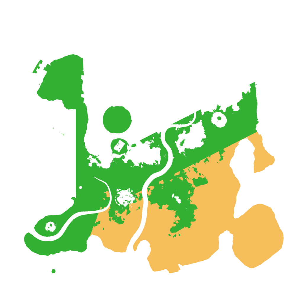 Biome Rust Map: Procedural Map, Size: 3000, Seed: 1812521485