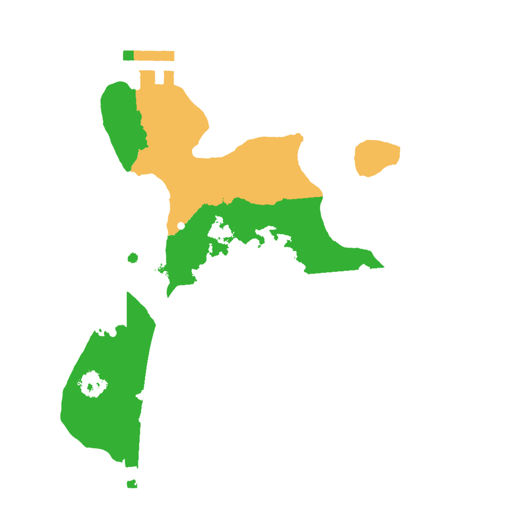 Biome Rust Map: Procedural Map, Size: 2000, Seed: 22556