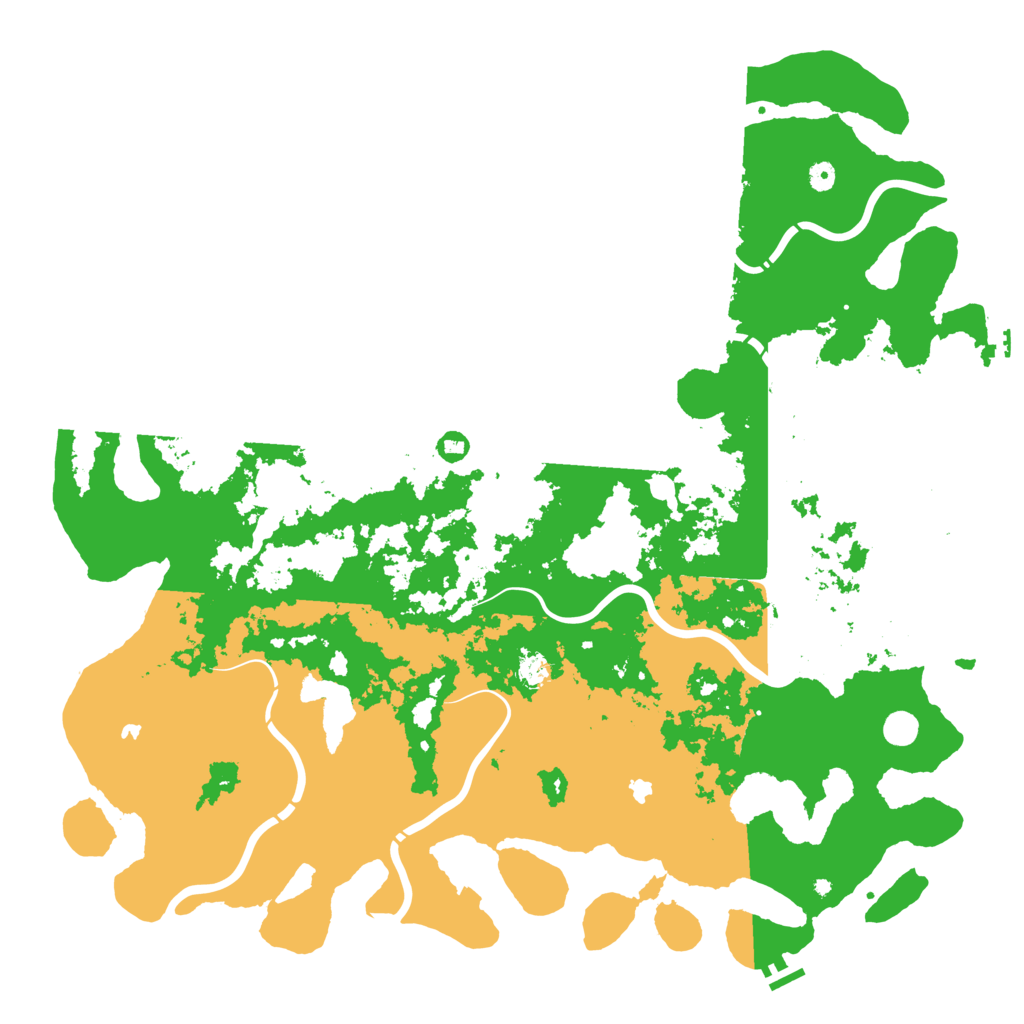 Biome Rust Map: Procedural Map, Size: 5500, Seed: 5713489