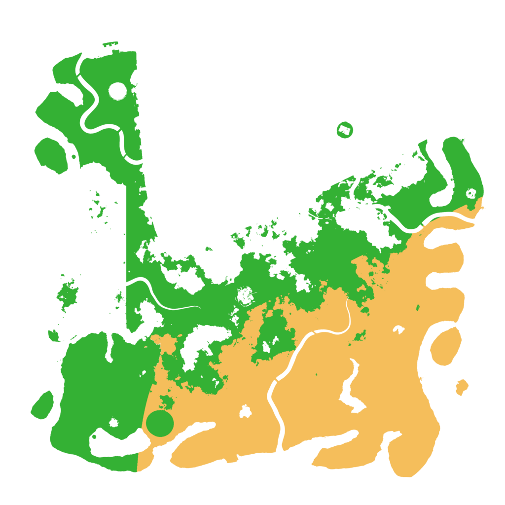 Biome Rust Map: Procedural Map, Size: 5000, Seed: 1565489