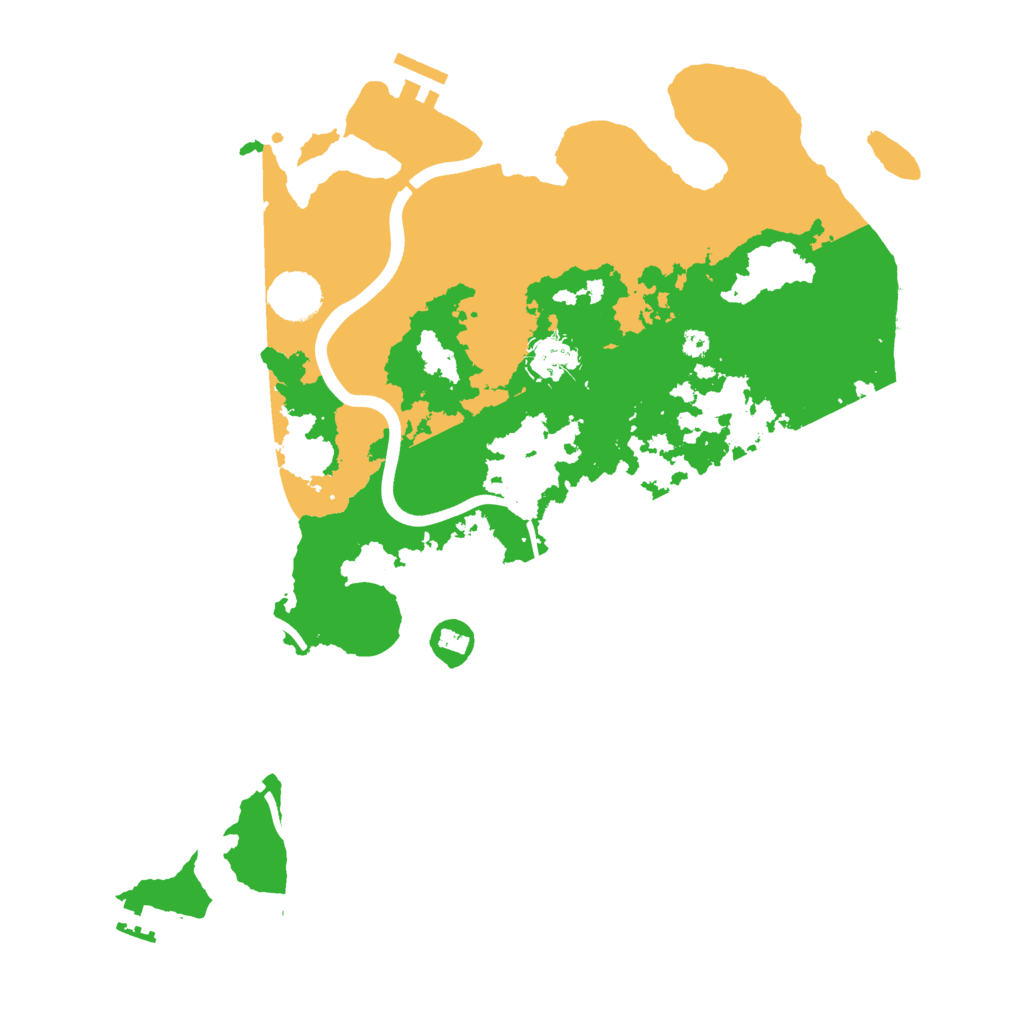 Biome Rust Map: Procedural Map, Size: 3750, Seed: 1956974256