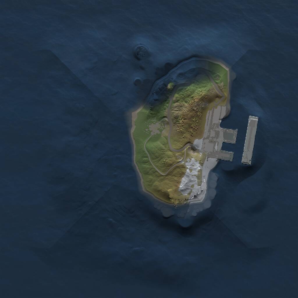 Rust Map: Procedural Map, Size: 1250, Seed: 902, 2 Monuments
