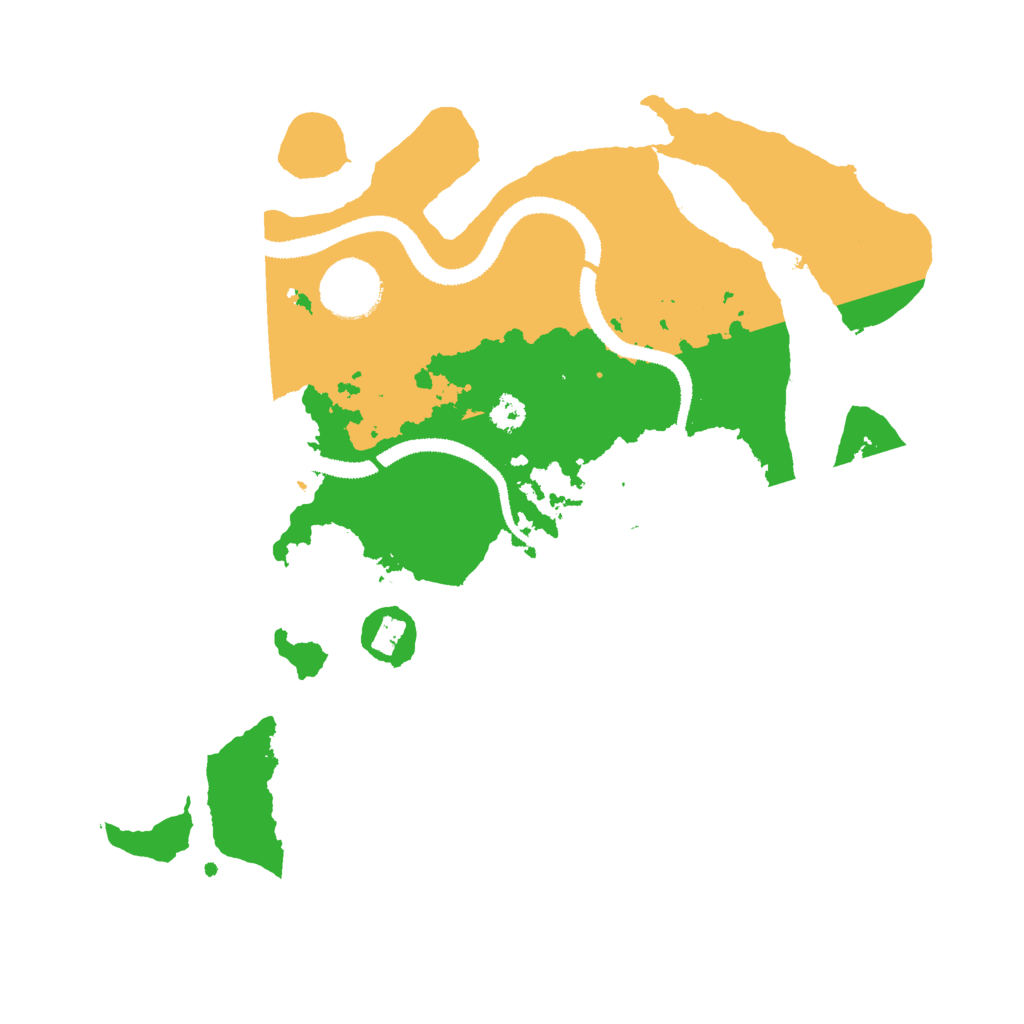 Biome Rust Map: Procedural Map, Size: 3000, Seed: 280