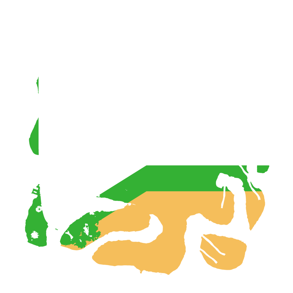 Biome Rust Map: Procedural Map, Size: 3500, Seed: 647927165