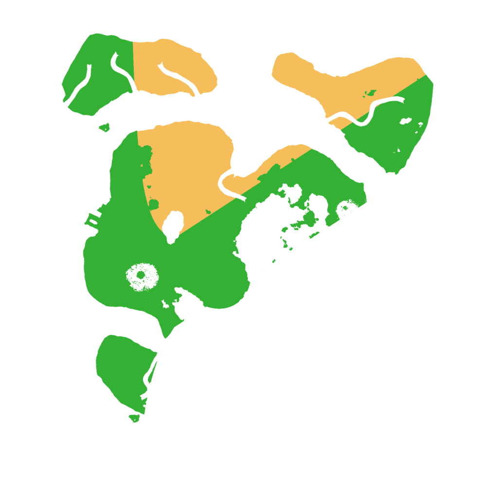 Biome Rust Map: Procedural Map, Size: 2514, Seed: 638541