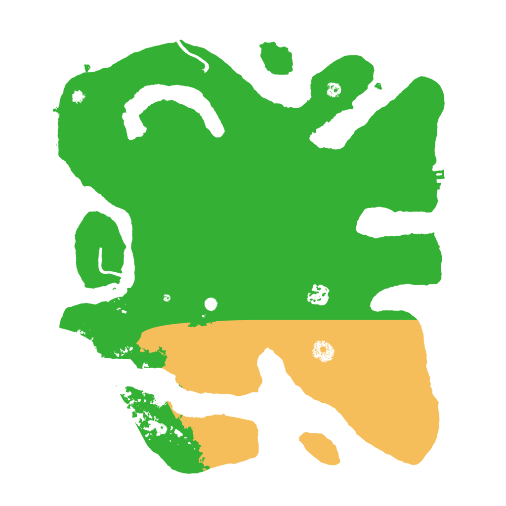 Biome Rust Map: Procedural Map, Size: 3500, Seed: 364433431