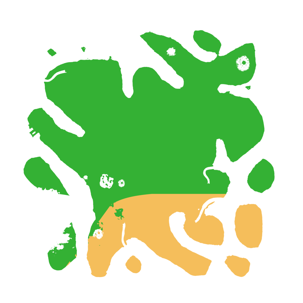 Biome Rust Map: Procedural Map, Size: 3200, Seed: 1845221827