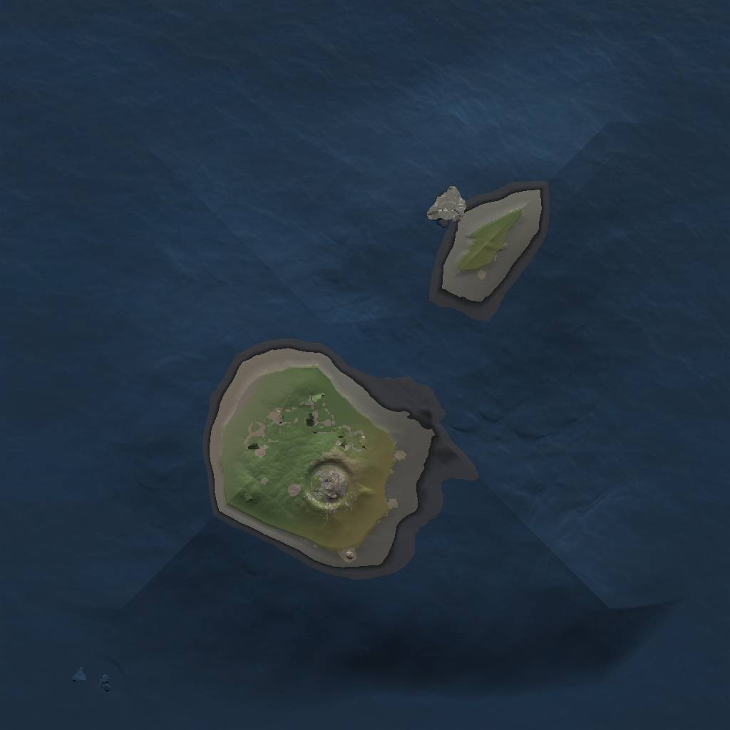 Rust Map: Procedural Map, Size: 1000, Seed: 1733996815, 3 Monuments