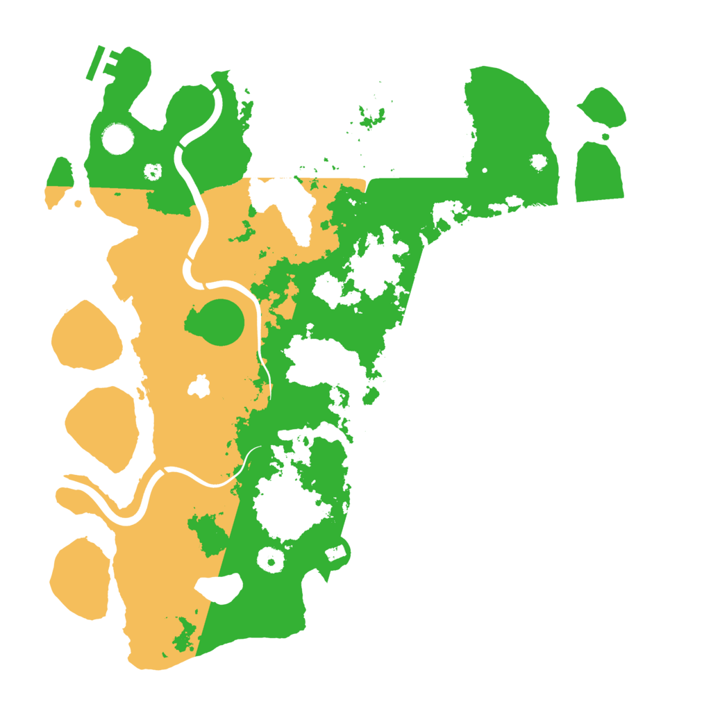 Biome Rust Map: Procedural Map, Size: 4000, Seed: 166000