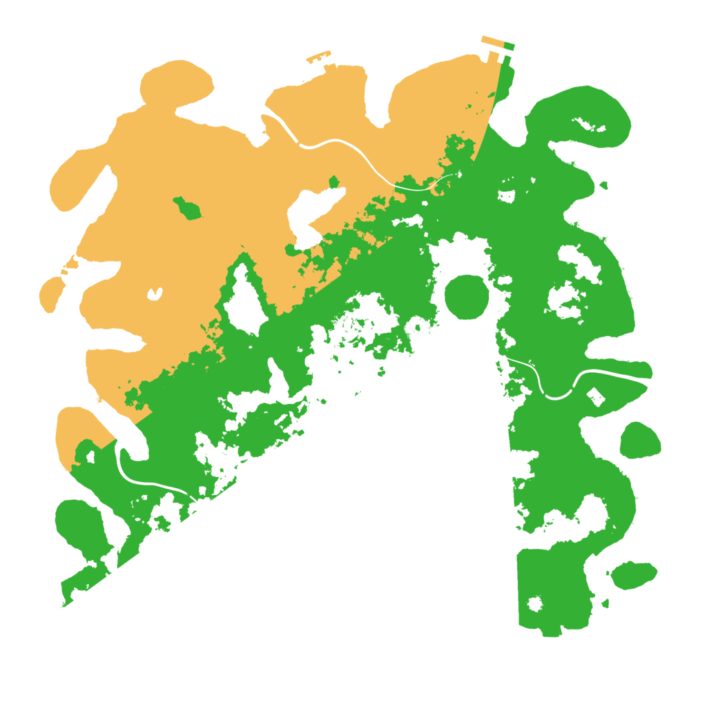 Biome Rust Map: Procedural Map, Size: 4250, Seed: 419285