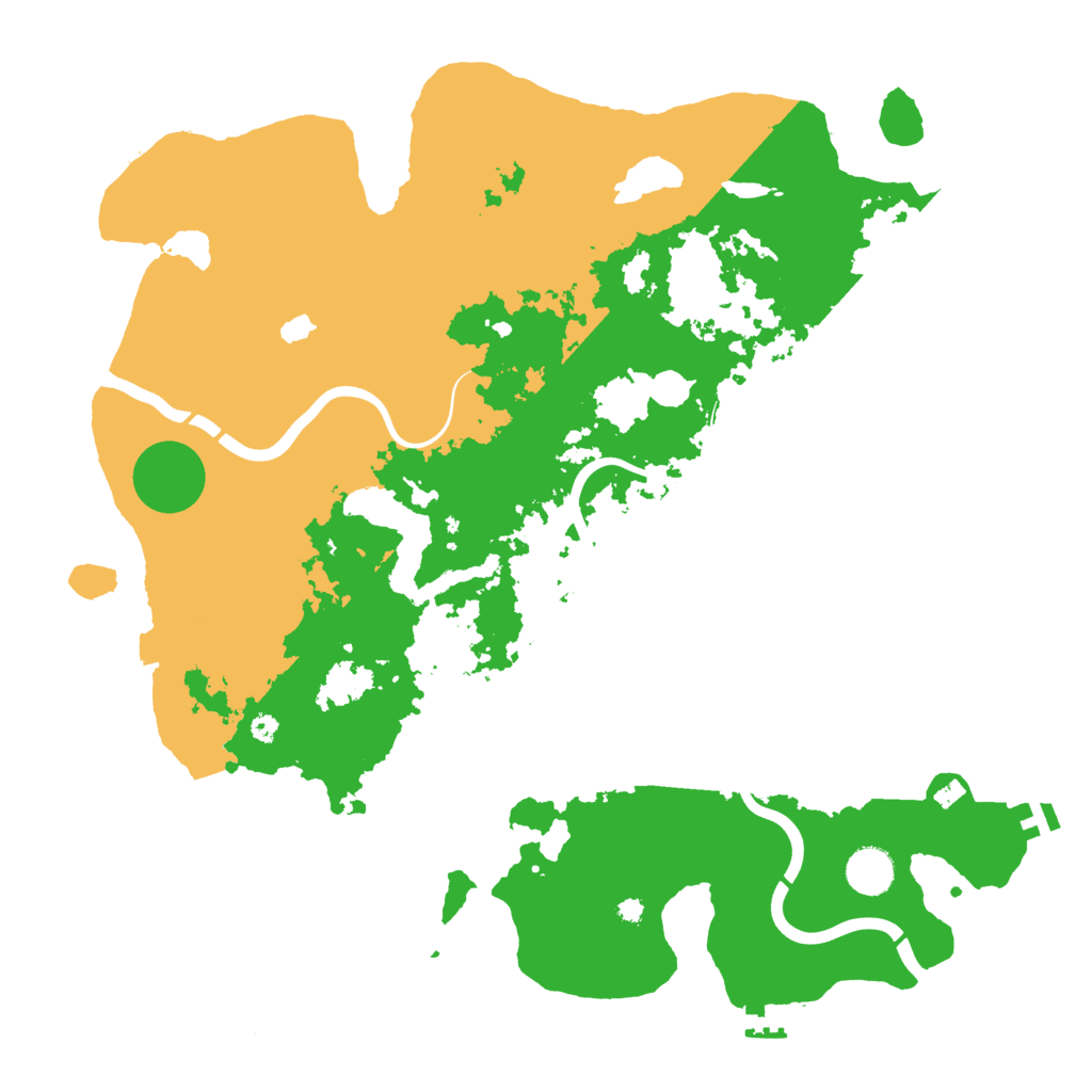 Biome Rust Map: Procedural Map, Size: 4000, Seed: 1071410028