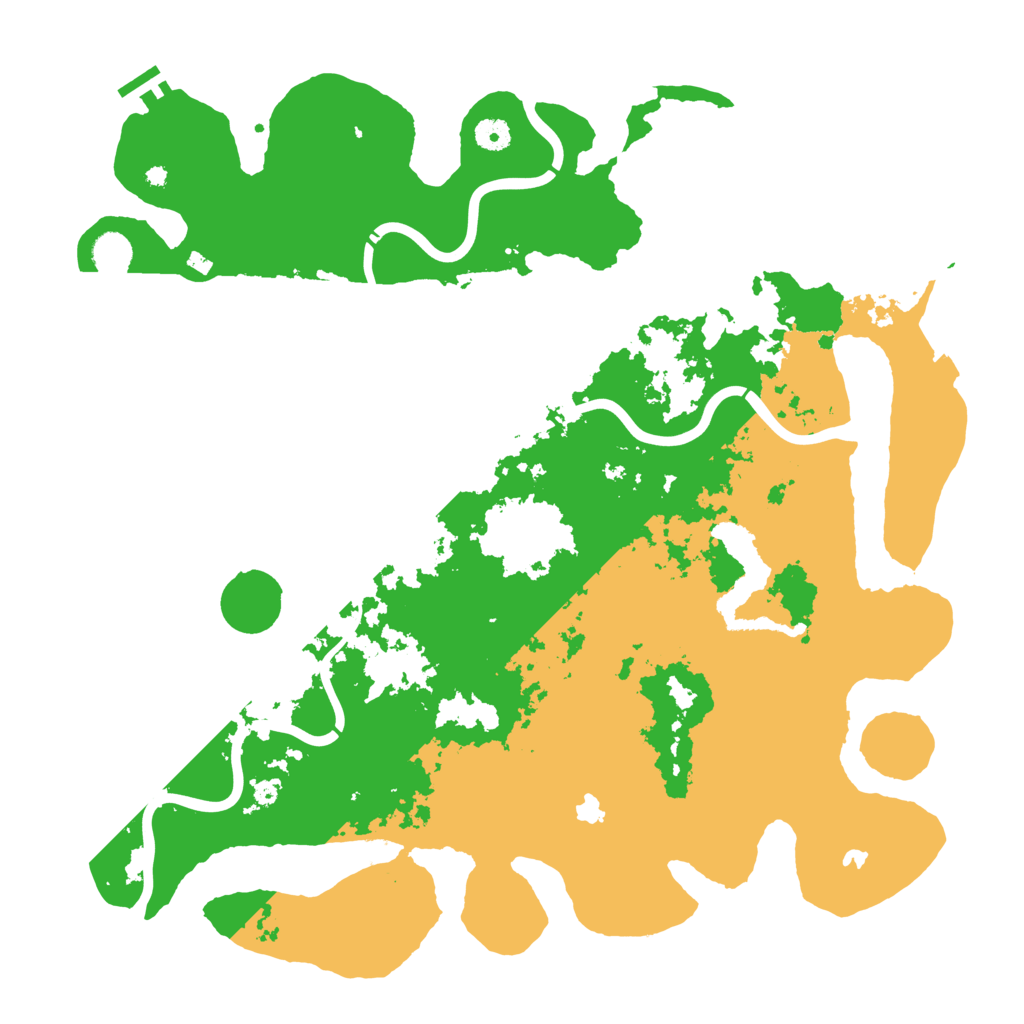 Biome Rust Map: Procedural Map, Size: 4500, Seed: 1172318385