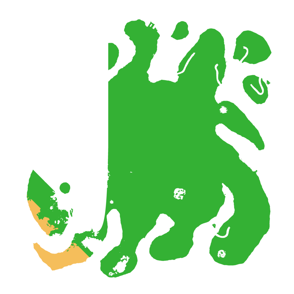 Biome Rust Map: Procedural Map, Size: 3700, Seed: 17852