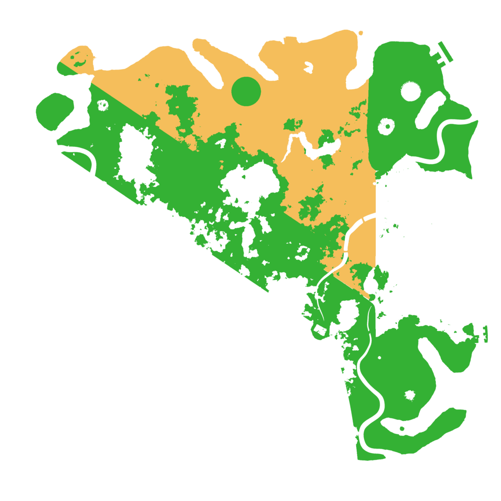 Biome Rust Map: Procedural Map, Size: 4500, Seed: 1329000977