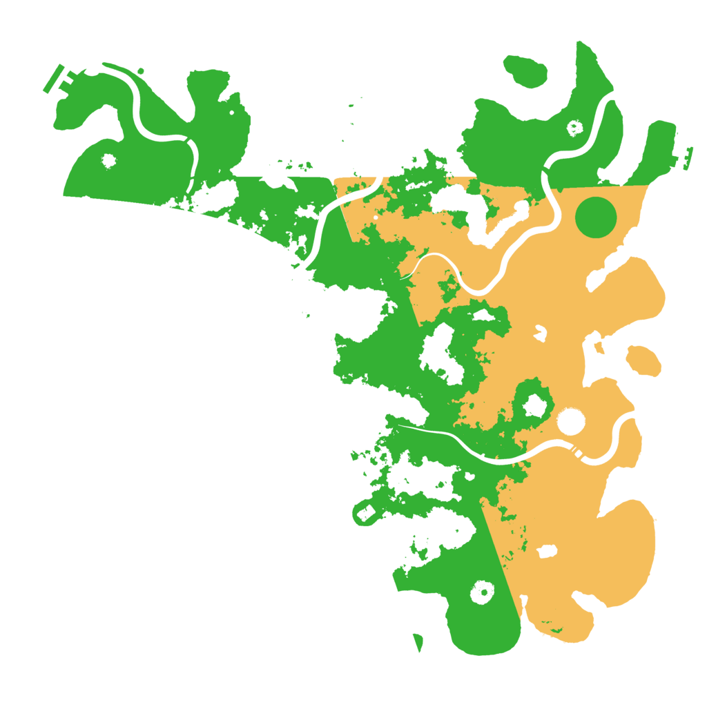 Biome Rust Map: Procedural Map, Size: 4500, Seed: 16477613