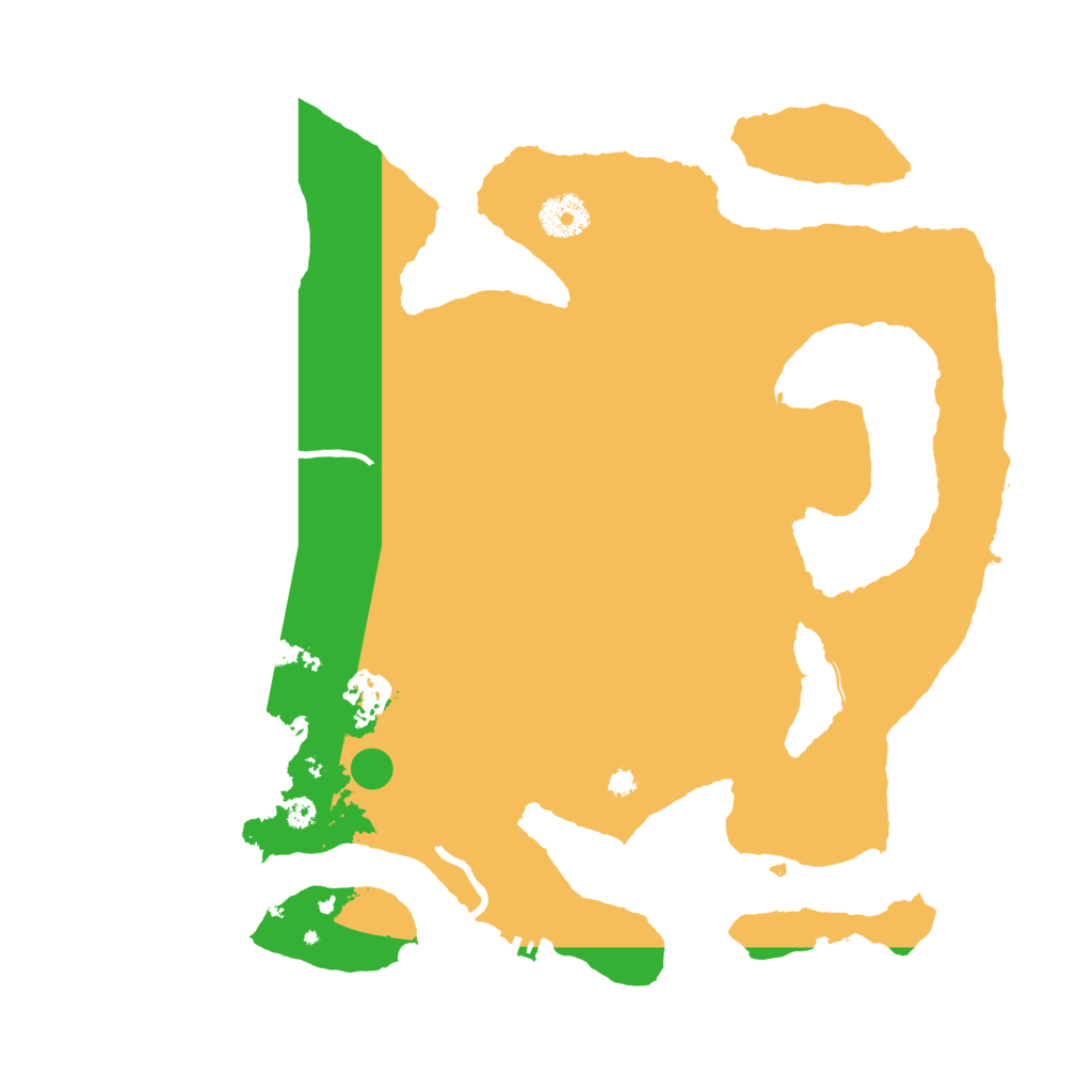 Biome Rust Map: Procedural Map, Size: 3500, Seed: 5109501