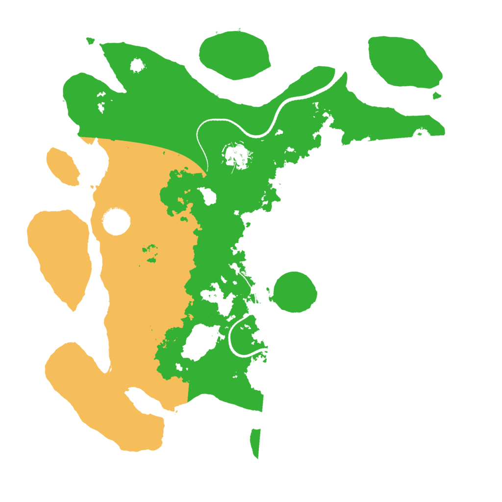 Biome Rust Map: Procedural Map, Size: 3250, Seed: 441