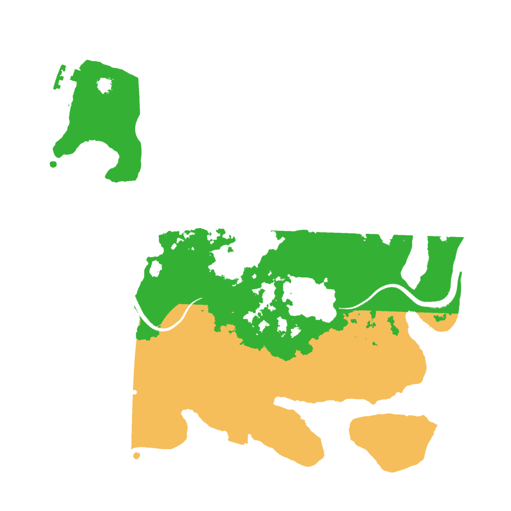 Biome Rust Map: Procedural Map, Size: 3000, Seed: 75423468