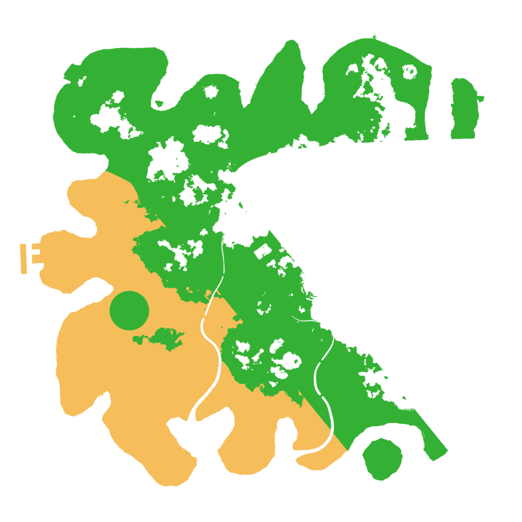 Biome Rust Map: Procedural Map, Size: 3500, Seed: 649722788