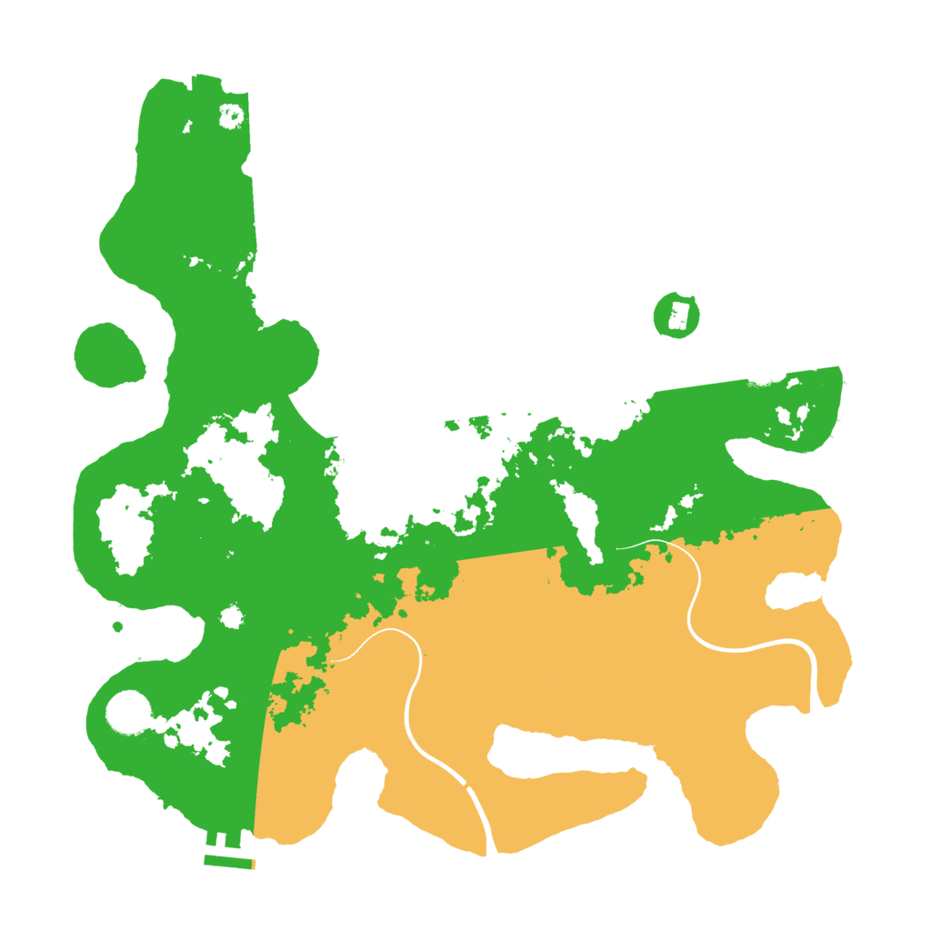 Biome Rust Map: Procedural Map, Size: 3656, Seed: 58