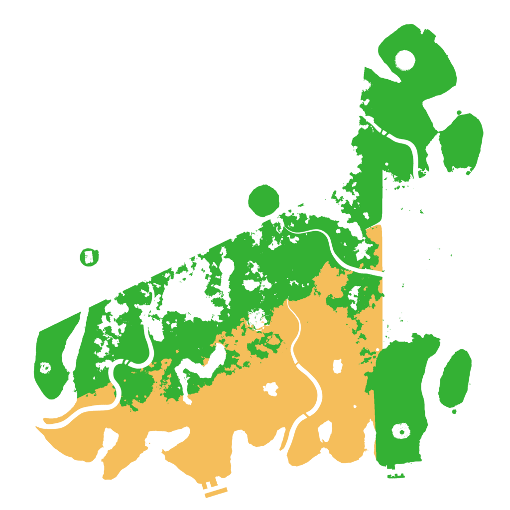 Biome Rust Map: Procedural Map, Size: 4500, Seed: 1181939082