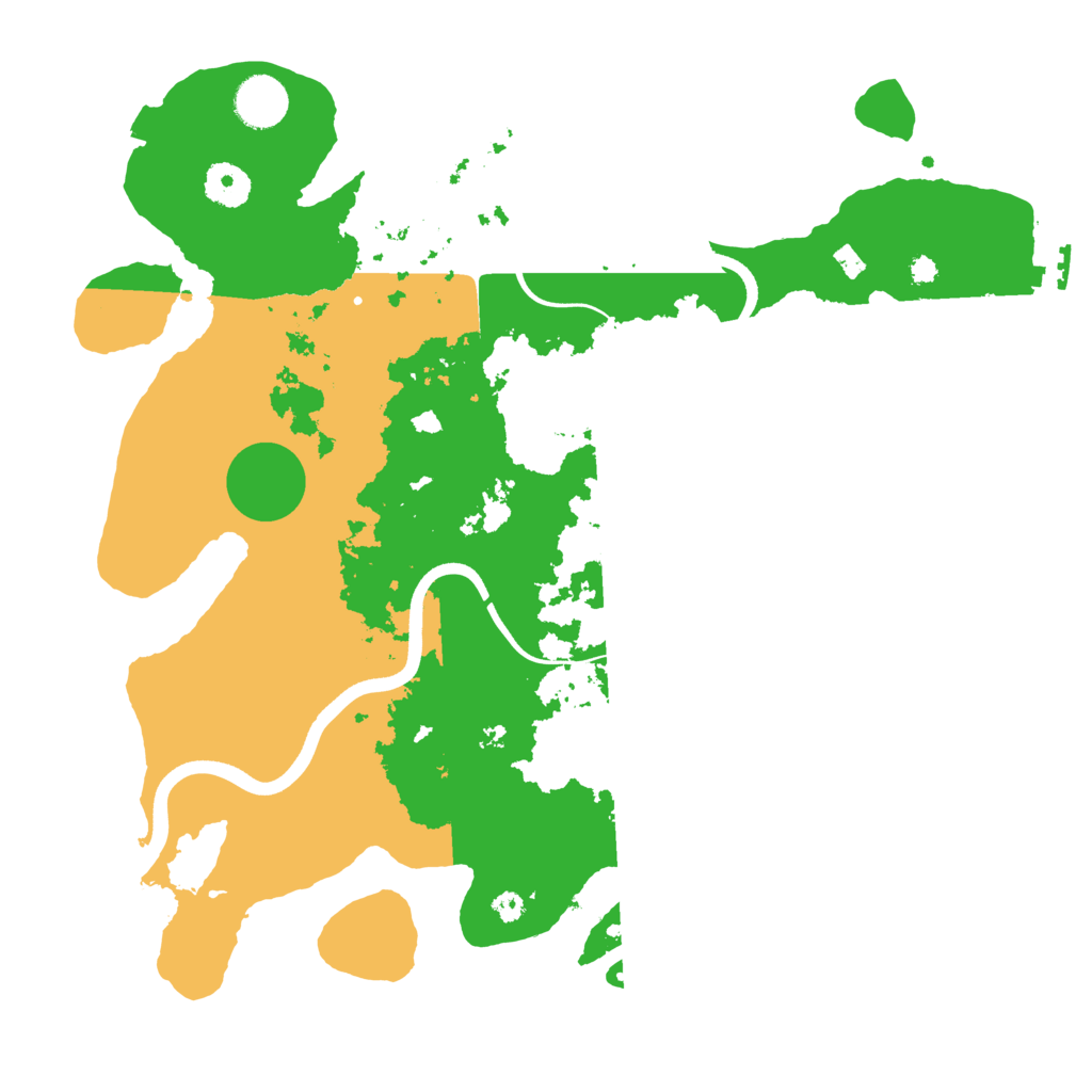 Biome Rust Map: Procedural Map, Size: 3650, Seed: 12209