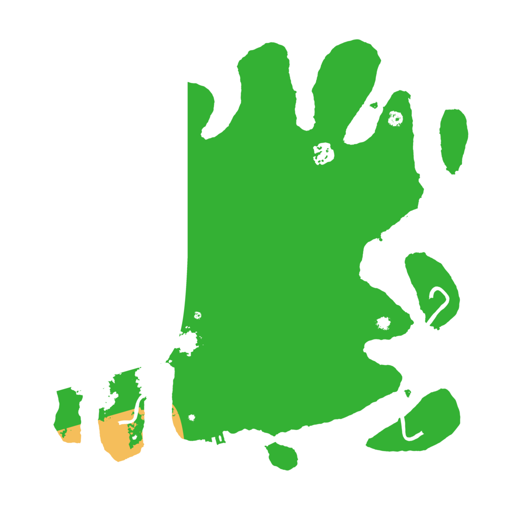 Biome Rust Map: Procedural Map, Size: 3500, Seed: 4125977