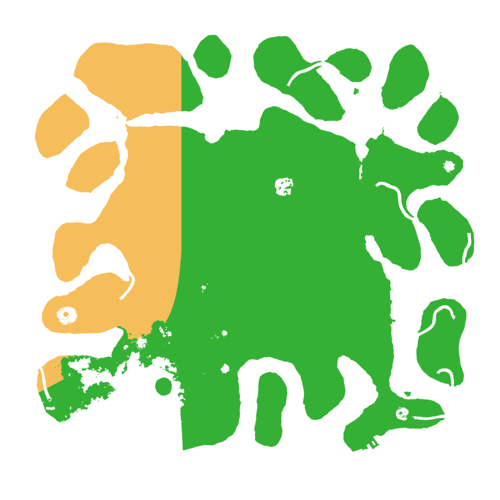 Biome Rust Map: Procedural Map, Size: 4000, Seed: 1849105655