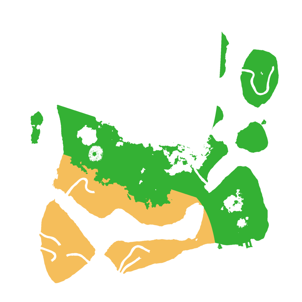 Biome Rust Map: Procedural Map, Size: 3000, Seed: 986