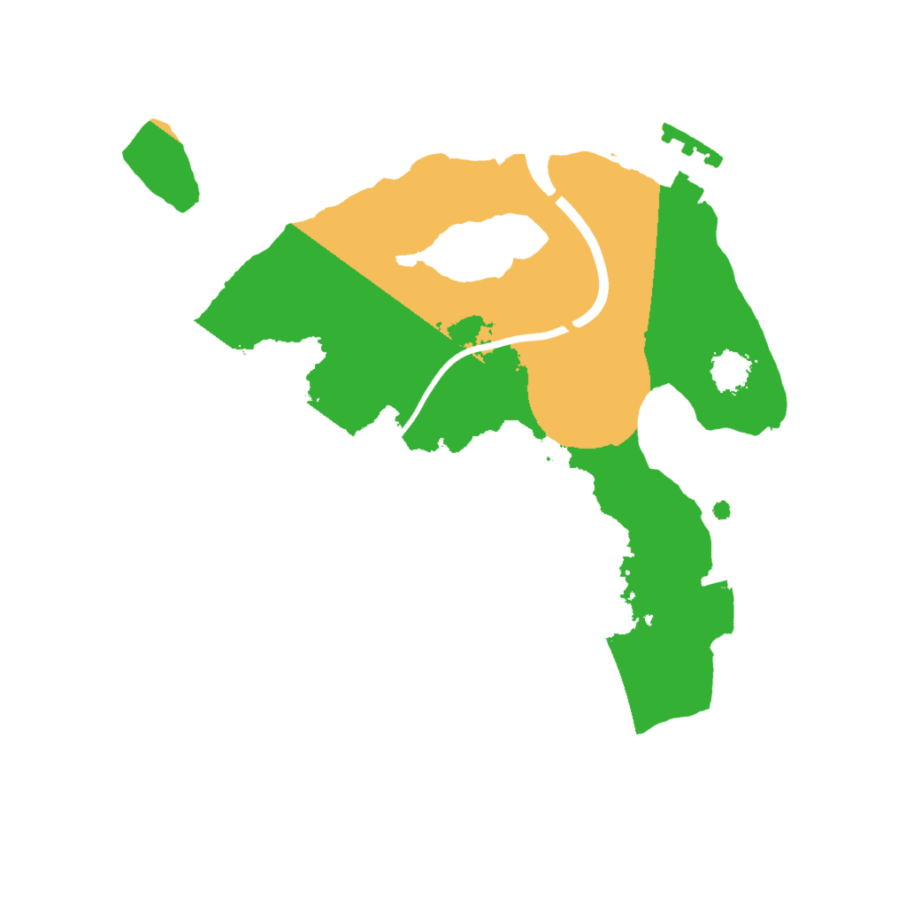 Biome Rust Map: Procedural Map, Size: 2000, Seed: 28999605