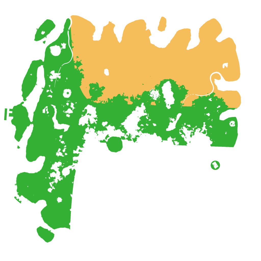 Biome Rust Map: Procedural Map, Size: 4500, Seed: 9876413